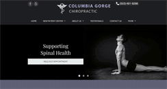 Desktop Screenshot of columbiagorgechiropractic.com