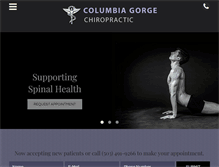 Tablet Screenshot of columbiagorgechiropractic.com